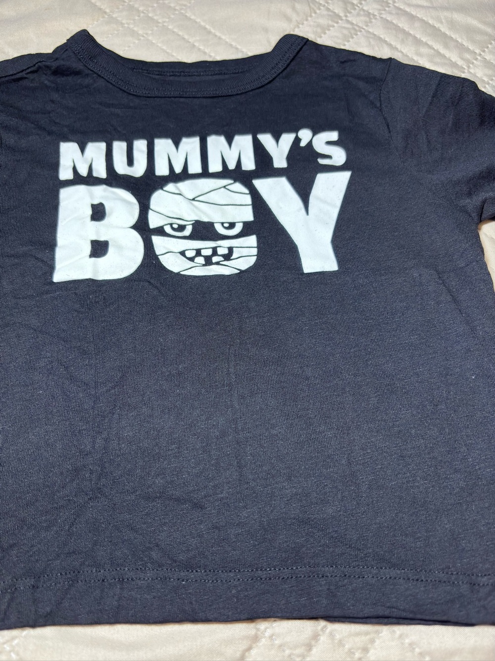 Children's Place 12-18M 'Mummy's Boy' Graphic Tee